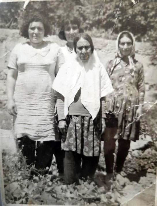 از چپ به راست
ایران محمودی
فرهنگ خانم همسر اول دکتر محمودی
نگار خانم نصراللهی